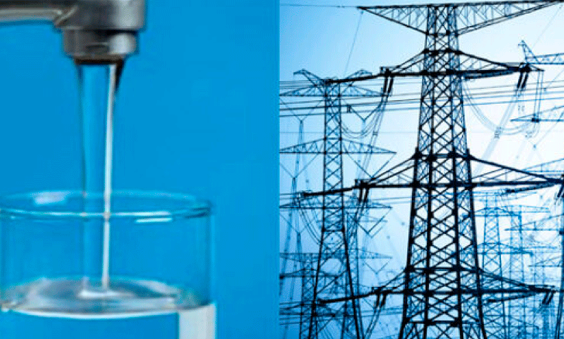 water and electricity consumption