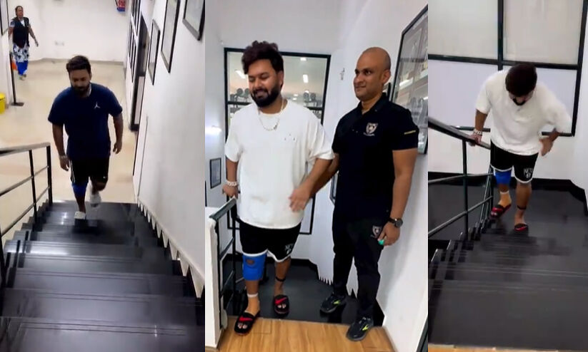 Rishabh Pant Shares Inspiring Video of Recovery Progress after Car Accident