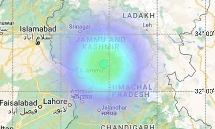 24 മണിക്കൂറിനിടെ ജമ്മുവിലും ലഡാക്കിലുമുണ്ടായത് അഞ്ച് ചെറു ഭൂചലനങ്ങൾ