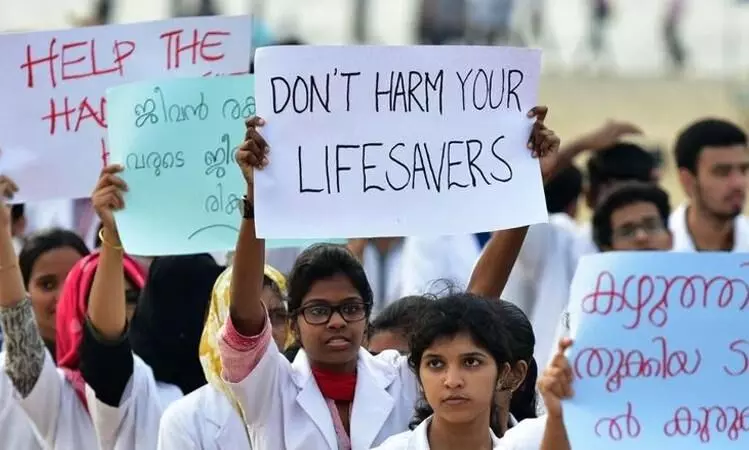 doctors protest