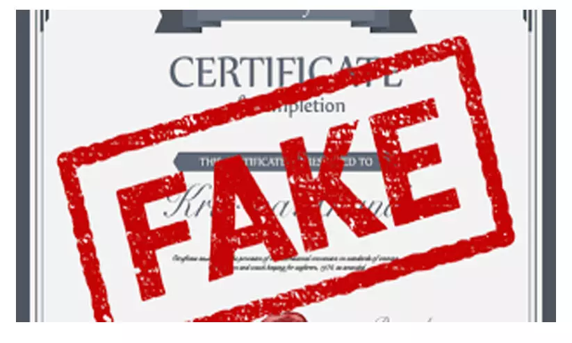 fake certificates