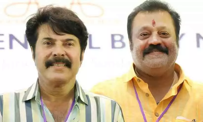 Mammootty Pens Birthaday Wishes To  Suresh Gopi