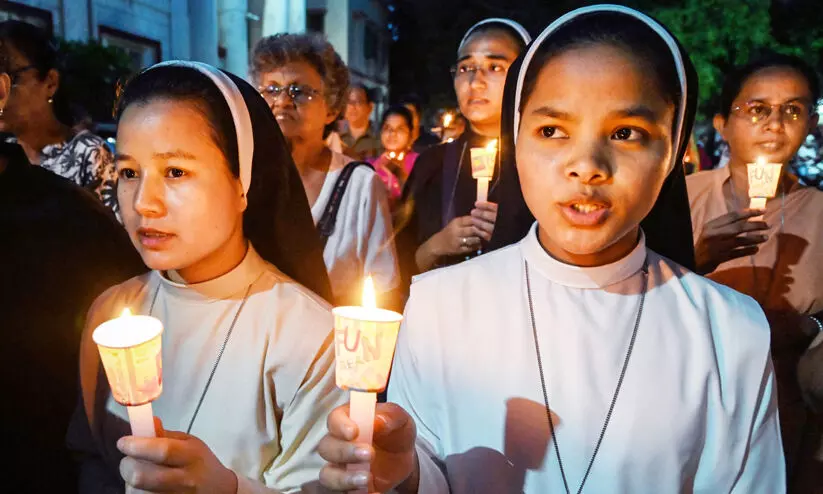 nuns march