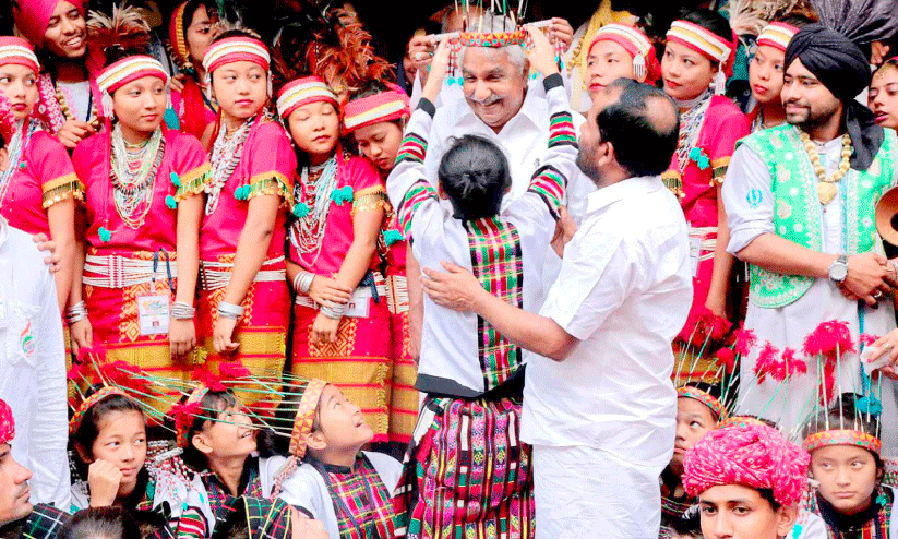 Naga and Mizo children