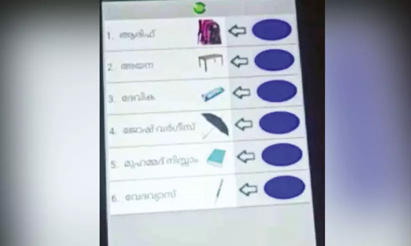 സ്കൂ​ൾ പാ​ർ​ല​മെ​ന്റ് തെ​ര​ഞ്ഞെ​ടു​പ്പ് കൗ​തു​ക​മാ​യി