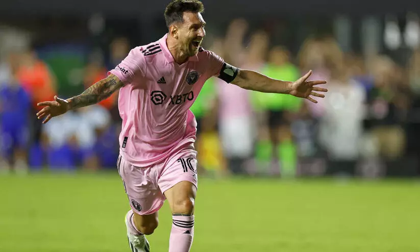 Messi scores twice as Miami crush Atlanta