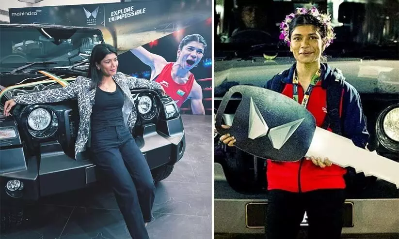 Boxing star Nikhat Zareen gifted all new Mahindra Thar