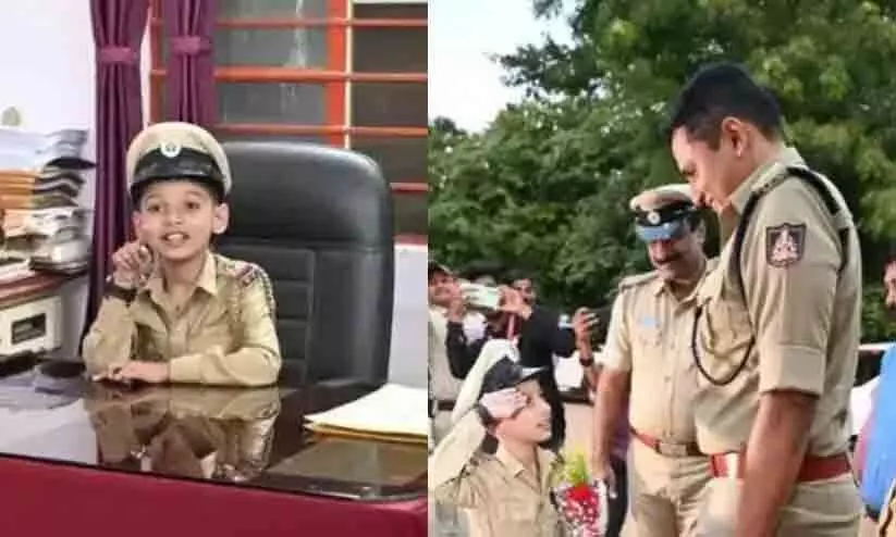 Eight-and-a-half-year-old Asan Khan became an inspector