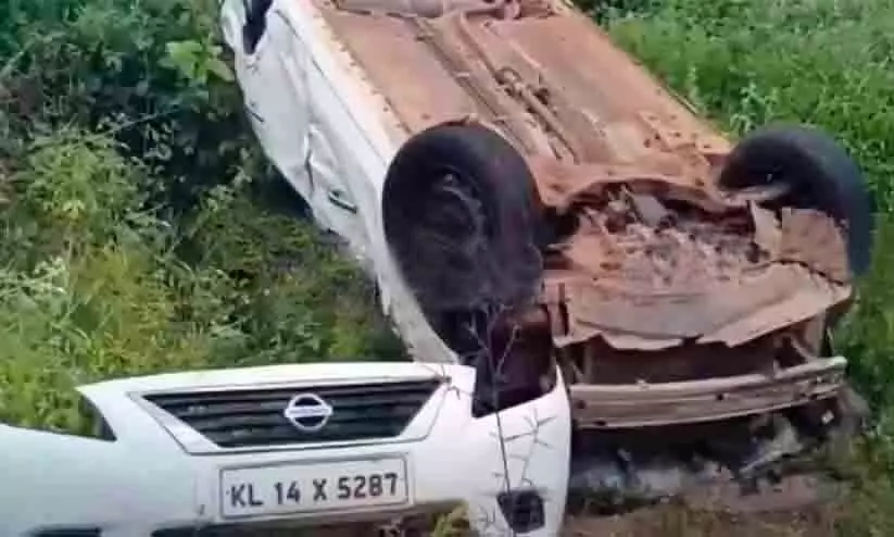 car accident, Kasaragod