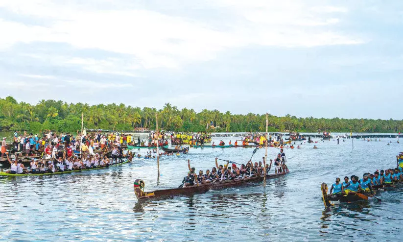 പൂ​ക്കൈ​ത​പ്പു​ഴ​യി​ൽ സാ​ഗ​ര റാ​ണി ജ​ല​രാ​ജാ​വ്