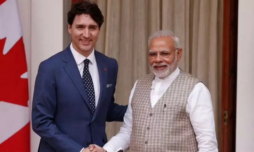 modi and justin trudeau