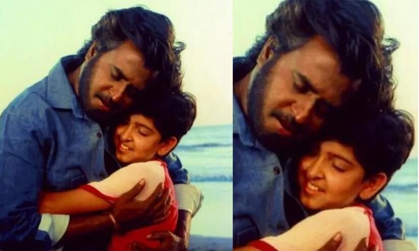 Throwback Picture of Rajinikanth and Hrithik Roshan Goes Viral