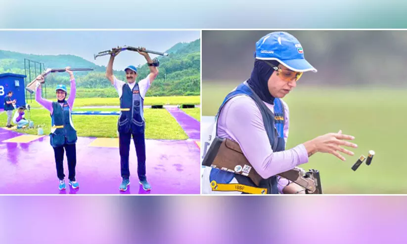 Asian Games shooting skeet mixed team  winner