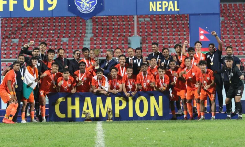 India Wins U-19 SAFF Cup by Defeating Pakistan with Three Uncontested Goals