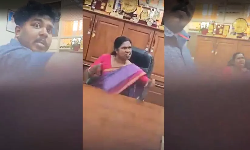 Thiruvananthapuram Nursing College Principal-sfi conflicts