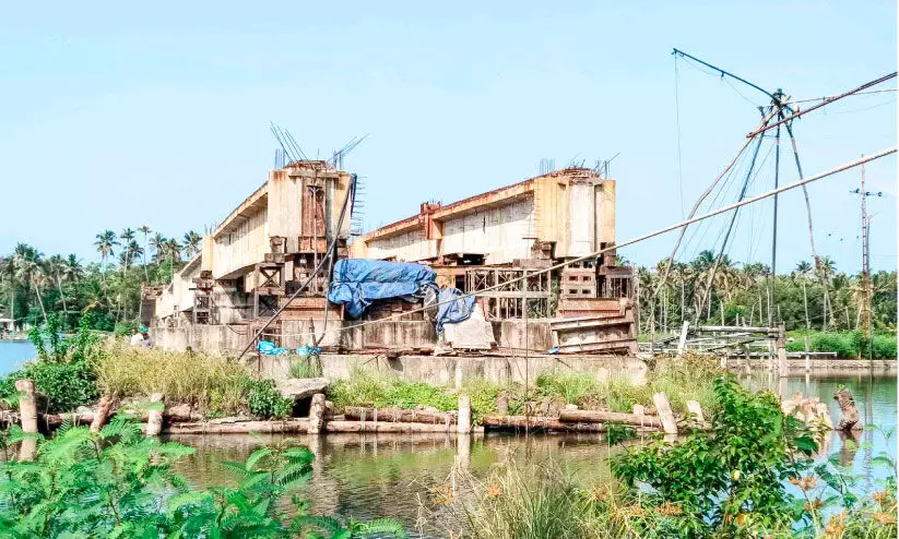 പള്ളിപ്പുറം കോൺ​വെന്‍റ്​ ബീച്ച് പാലം നിർമാണം നിലച്ചിട്ട് ആറ് മാസം