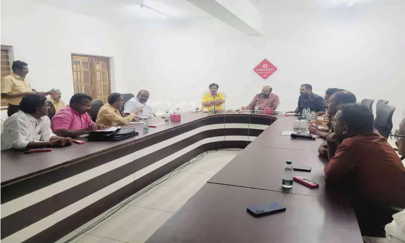 Minster Rajeev Conducted Meeting