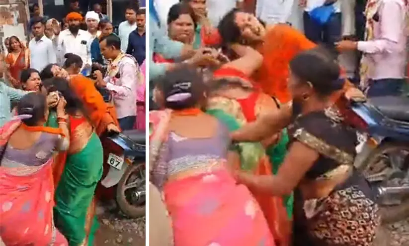 BJP women workers clash