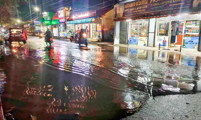 കാർത്തികപ്പള്ളിയിൽ വെള്ളക്കെട്ട് ദുരിതം