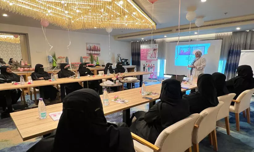 Organized by the Saudi National Hospital in Makkah Breast Cancer Awareness Campaign