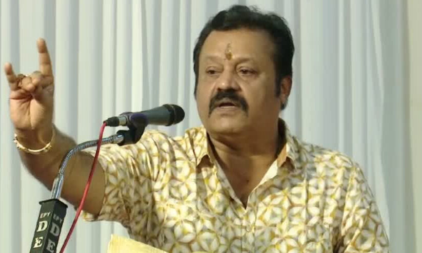 Actor Sureshgopi urges Kerala to give BJP a chance, BJP President criticizes Pinarayi rule