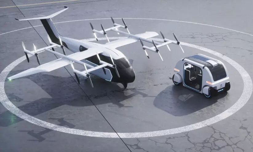 Prototype of electric air taxi to be tested in Dubai