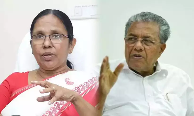 pinarayi kk shailaja