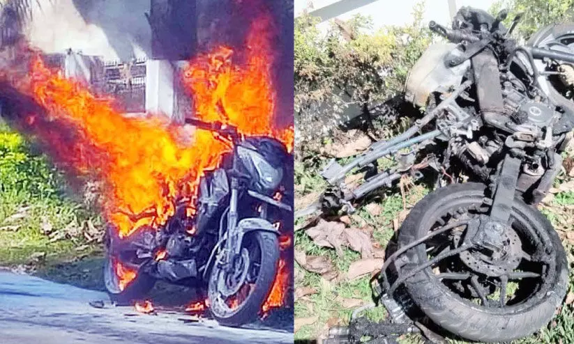 bike burnt