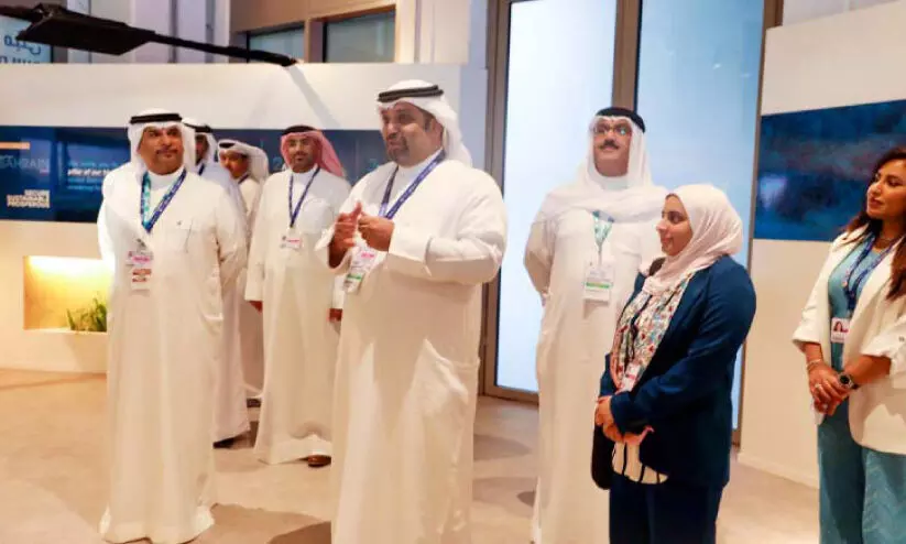 Bahrain team at COP 28th Summit Exhibition