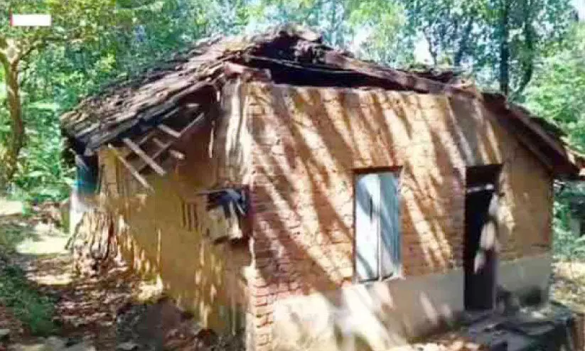 house collapsed