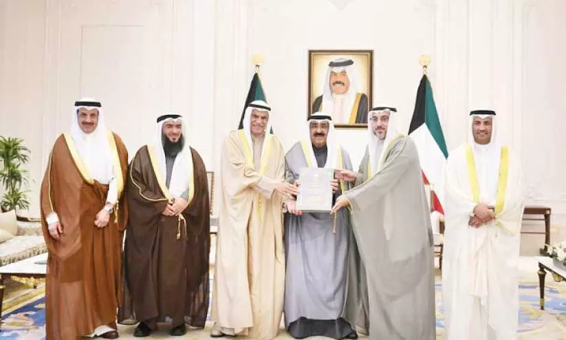 kuwait crown prince received the Speaker of the National Assembly.