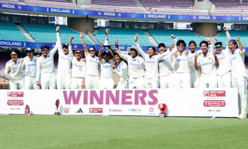 India Defeats England in Historic Women’s Test Match at DY Patil Stadium