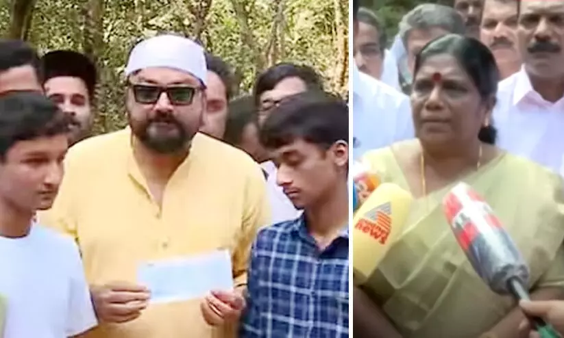 പശുക്കൾ കൂട്ടത്തോടെ ചത്ത സംഭവം: സർക്കാർ അഞ്ച് പശുക്കളെ നൽകും; കുട്ടിക്കർഷകരുടെ വീട്ടിൽ മന്ത്രിമാരെത്തി