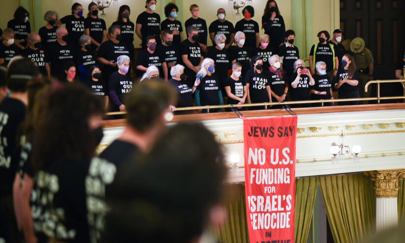 Jewish Protests in California Against Israel’s Massacre of Gaza Children: 300 People Shut Down Legislature