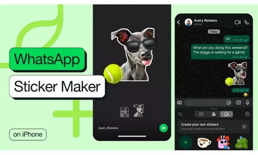 ഇനി വാട്സ്ആപ്പ് ഉപയോഗിച്ച് തന്നെ സ്റ്റിക്കറുകൾ സൃഷ്ടിക്കാം; ഫീച്ചർ അവതരിപ്പിച്ച് കമ്പനി