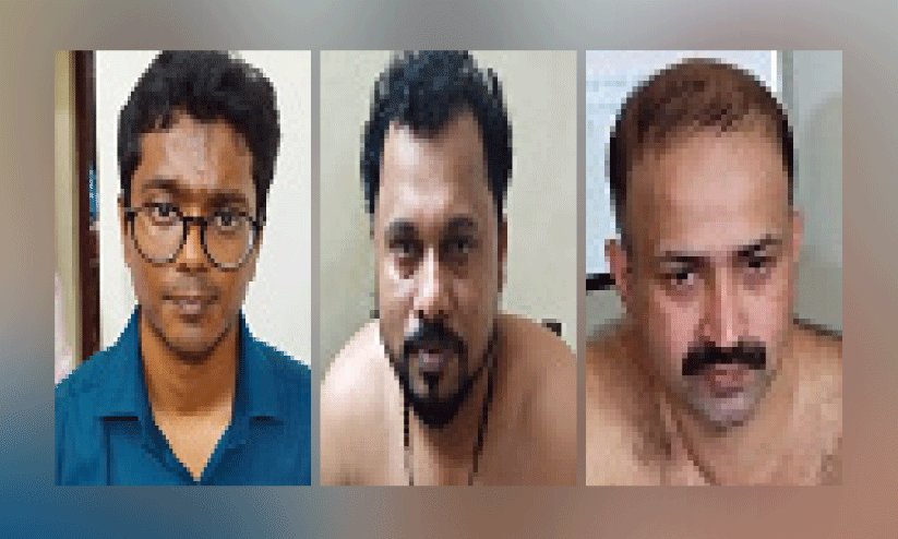 216 പവൻ മറിച്ചുവിറ്റു; സ്വകാര്യ ബാങ്ക്‌ മാനേജറടക്കം മൂന്നുപേർ അറസ്റ്റിൽ