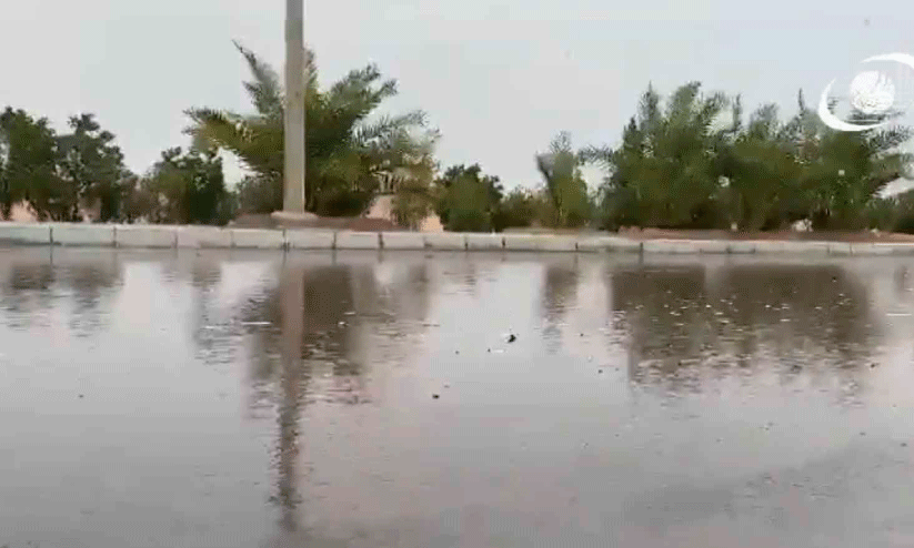 rain at Abudhabi