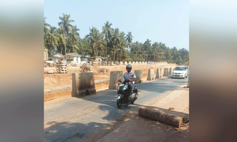 ഹംപ്​ കാണാനാവുന്നില്ല; മൊഗ്രാലിൽ അപകടം നിത്യസംഭവം