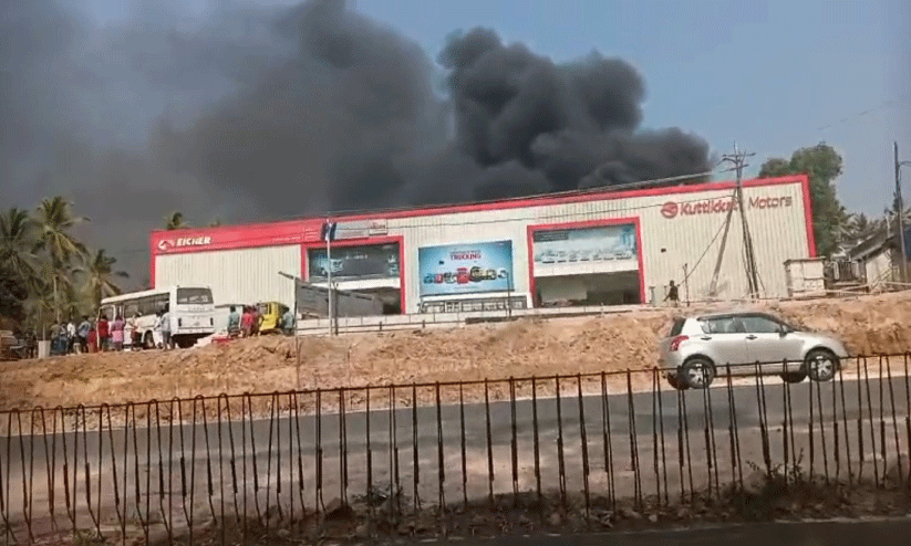 fire at aisher showroom