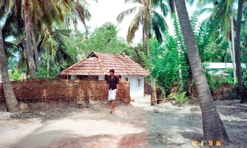 An early picture of a mosque in Thrissur Mullassery Manji
