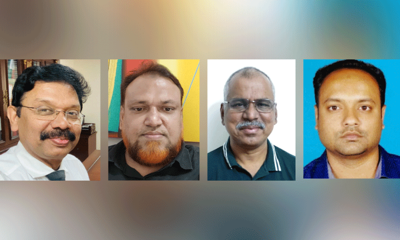Zakir Hussain madari, VP muhammed Sadik, TP, Muhammed Iqbal master, sameer kadavath