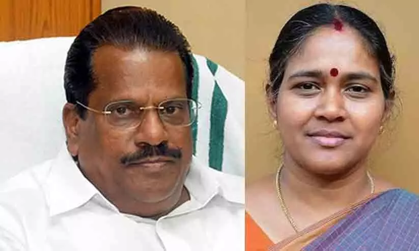 EP Jayarajan, Sobha Surendran