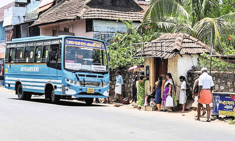 koduvayur bus waiting shed