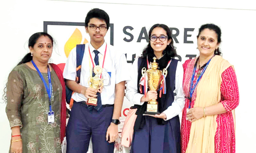 Indian school students excel in math competition
