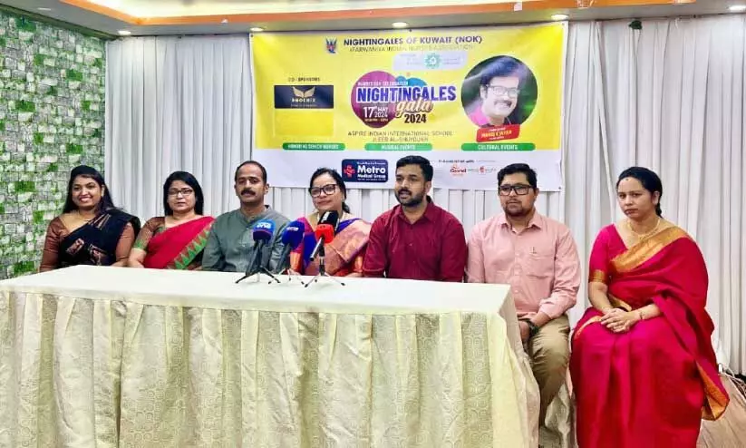 Nightingales of Kuwait press conference