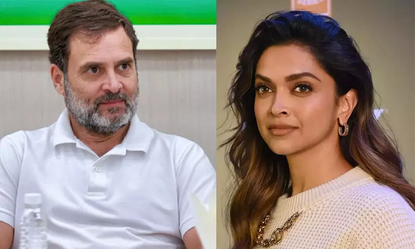 Rahul Gandhi, Deepika Padukone