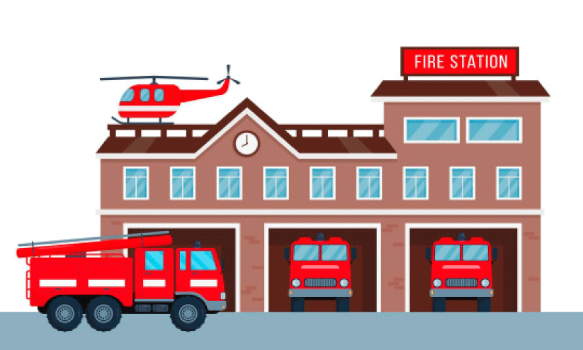 Fire station,