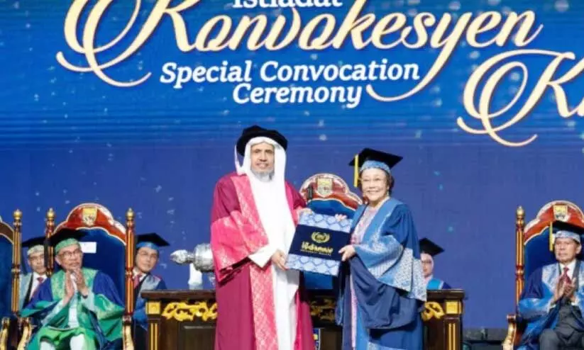 Honorary Doctorate Awarded to Muslim World Secretary General