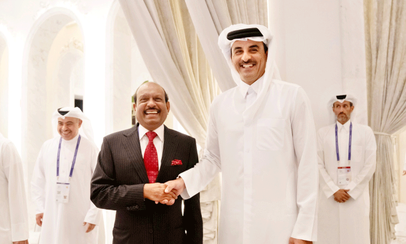 MA Yusuff Ali met with Emir