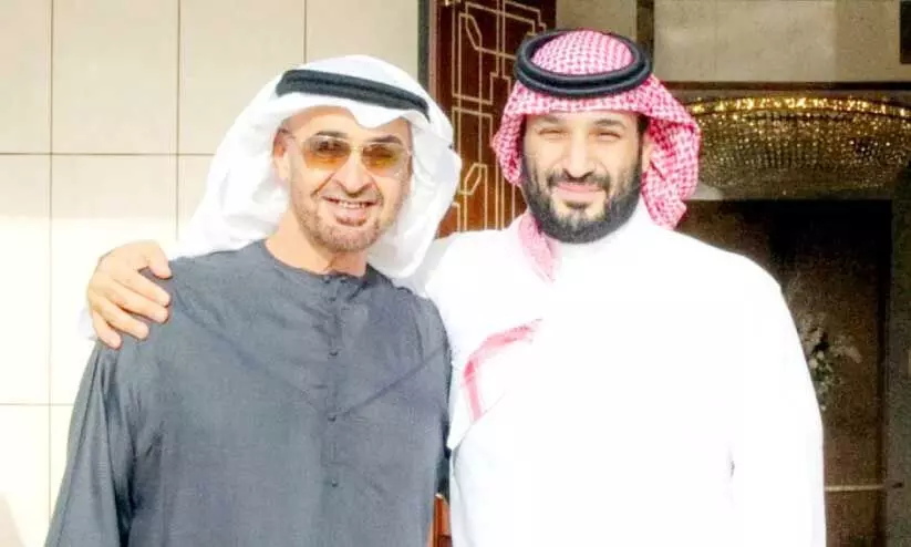 Saudi Crown Prince with UAE President